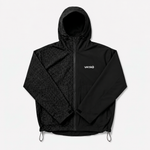 Veste imperméable léopard réactive à l'eau - Noire