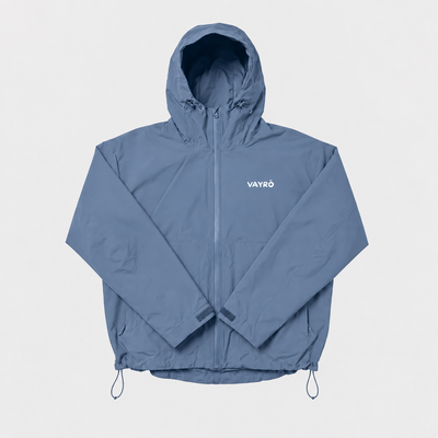 Veste imperméable léopard réactive à l'eau - Bleu