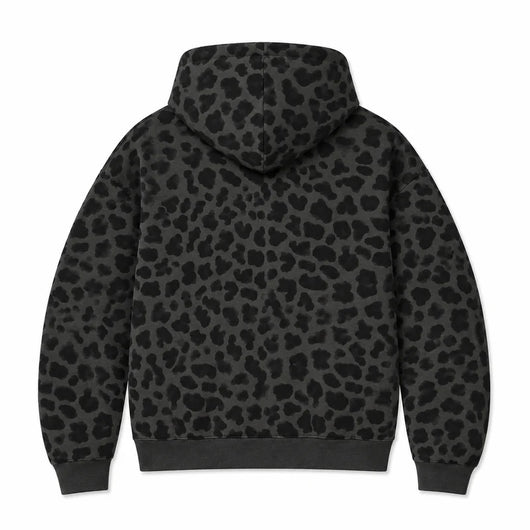 Leopard Zip — Gris foncé