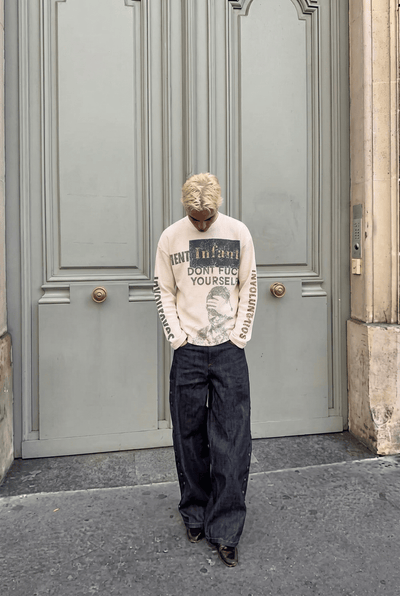 T-Shirt Manches Longues Retro "Portrait Classic"
