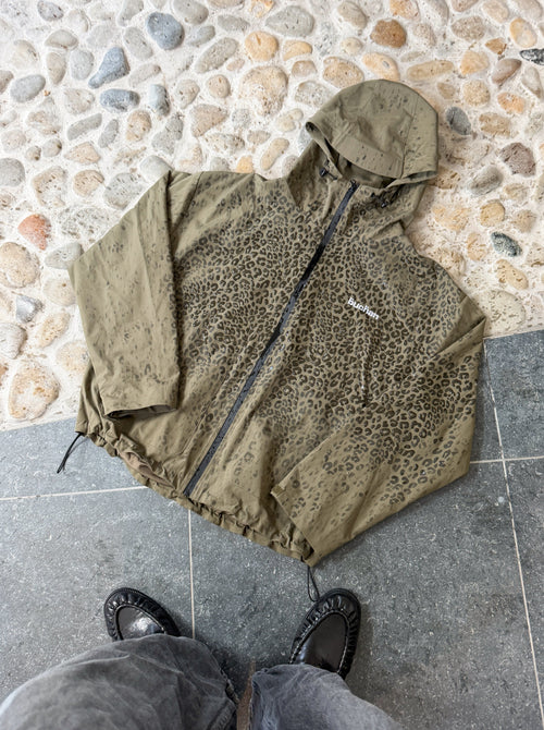 Veste imperméable léopard réactive à l'eau - Vert