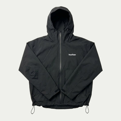 Veste imperméable léopard réactive à l'eau - Noire