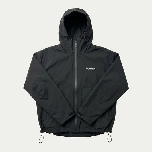 Veste imperméable léopard réactive à l'eau - Noire